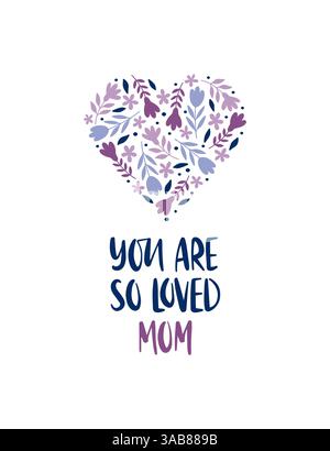 Muttertag urlaub Karte Stock Vektor