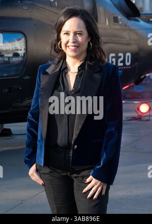 London, Großbritannien. April 2025. Patricia Riggen nimmt am Londoner Fotocall „G20“ am Trafalgar Square in London Teil. UK. Dienstag, 1. April 2025. Quelle: Bang Media International/Alamy Live News Stockfoto