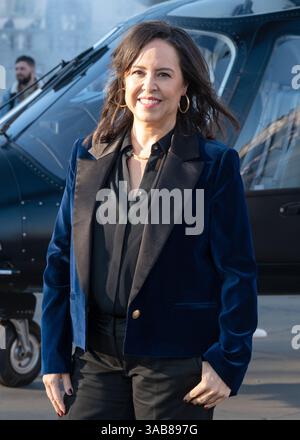 London, Großbritannien. April 2025. Patricia Riggen nimmt am Londoner Fotocall „G20“ am Trafalgar Square in London Teil. UK. Dienstag, 1. April 2025. Quelle: Bang Media International/Alamy Live News Stockfoto