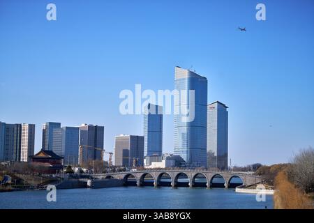 Peking Hangzhou Grand Canal，Peking Tongzhou Stockfoto