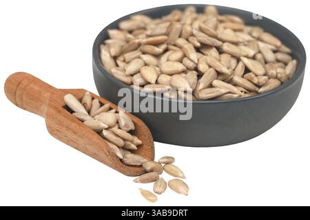 Sonnenblumensamen mit vielen Nährwerten Stockfoto