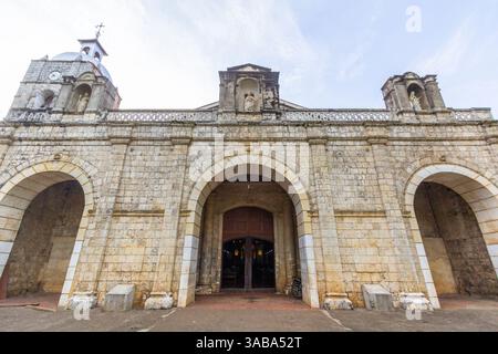 St. John the Baptist Parish Church in Jimenez, Misamis Occidental, Philippinen, ein ausgewiesener nationaler Kulturschatz Stockfoto