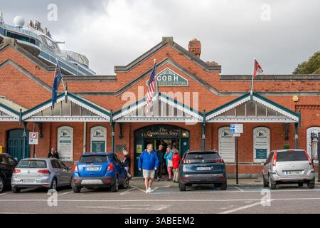 Cobh Heritage Centre Irland Das Queenstown Story Museum, Am Kreuzfahrtterminal, Geschäfte Und Cafés Im Inneren, Stockfoto Stockfoto