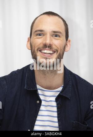 21. Mai 2018: Hollywood, Kalifornien, USA: Der Schauspieler SAM CLAFLIN wirbt für den Film „Adrift“ in Hollywood. (Bild: © Armando Gallo/ZUMA Studio) Stockfoto