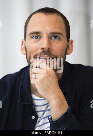 21. Mai 2018: Hollywood, Kalifornien, USA: Der Schauspieler SAM CLAFLIN wirbt für den Film „Adrift“ in Hollywood. (Bild: © Armando Gallo/ZUMA Studio) Stockfoto