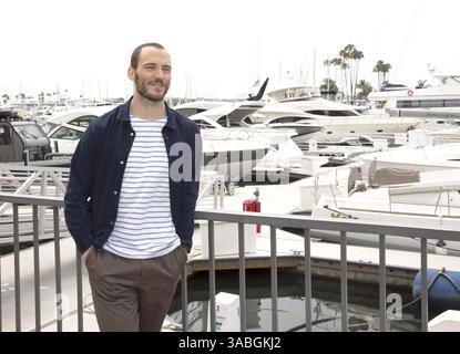 21. Mai 2018: Hollywood, Kalifornien, USA: Der Schauspieler SAM CLAFLIN wirbt für den Film „Adrift“ in Hollywood. (Bild: © Armando Gallo/ZUMA Studio) Stockfoto