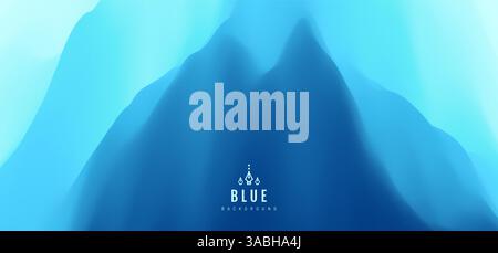 Textur der Eisoberfläche. Abstrakter Hintergrund mit dynamischem Effekt. Modernes Bildschirmdesign für mobile App und Web. Vektorabbildung. Design für Banner, Stock Vektor