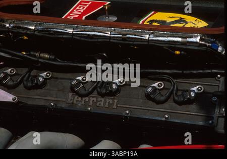 V12-Motor des Ferrari 640.Formel-1-Weltmeisterschaft 1989 (Credit Image: ©Sutton Motorsports/ZUMA Press) Stockfoto