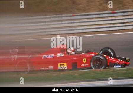 Nigel Mansell (GBR) Ferrari 640..portugiesischer GP, Estoril, 24. August 1989 (Bild: ©Sutton Motorsports/ZUMA Press) Stockfoto
