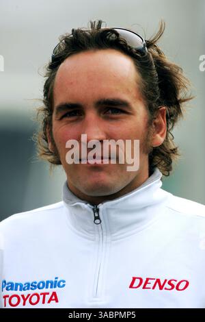 Franck Montagny (FRA) Toyota Third Driver...Formel-1-Weltmeisterschaft, Rd 10, Grand Prix Europa, Übungstag, Nürburgring, Deutschland, Freitag, 20. Juli 2007. (Kreditbild: ©Sutton Motorsports/ZUMA Press) EINSCHRÄNKUNGEN: NUR Nord- und Südamerika RECHTE! Stockfoto