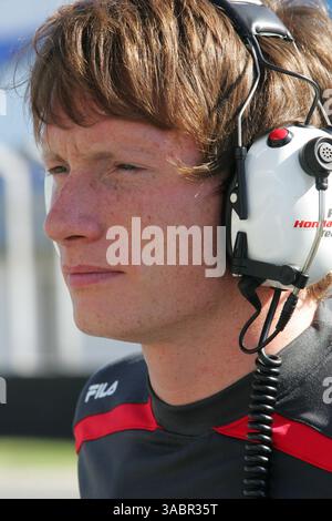 Mike Conway (GBR) Honda Testfahrer...Formel-1-Tests, Tag 1, Jerez, Spanien, 24. Juli 2007...DIGITALES BILD (Credit Image: ©Sutton Motorsports/ZUMA Press) EINSCHRÄNKUNGEN: NUR RECHTE in Nord- und Südamerika! Stockfoto