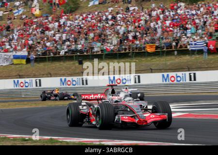 Fernando Alonso (ESP) McLaren MP4-22 ..Formel-1-Weltmeisterschaft, Rd 11, großer Preis von Ungarn, Rennen, Budapest, Ungarn, Sonntag, 5. August 2007. (Kreditbild: ©Sutton Motorsports/ZUMA Press) EINSCHRÄNKUNGEN: NUR Nord- und Südamerika RECHTE! Stockfoto