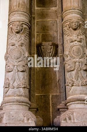Coricancha mit dem Kloster Santo Domingo in Cuzco, Perú. Stockfoto