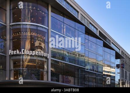 PEEK & Cloppenburg, Kaufhauskette, Logo, Königsstraße, Stuttgart, Baden-Württemberg, Deutschland, Europa Stockfoto