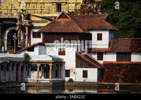 Keralas Kronjuwel – der prächtige Padmanabhaswamy Tempel Stockfoto