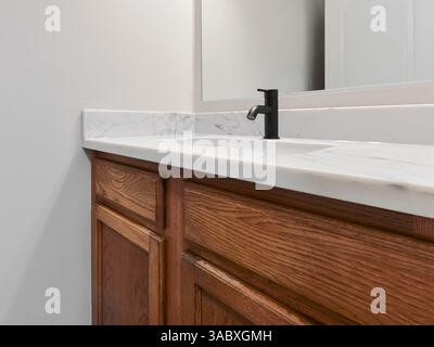 Moderne Wohnbadezimmer Innenausstattung Stockfoto
