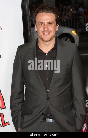 April 2008 - Hollywood, Kalifornien, USA - JASON SEGEL bei der Weltpremiere von „Forgetting Sarah Marshall“ im Grauman's Chinese Theatre in Hollywood. (Kreditbild: © Glenn Weiner/ZUMA Press) Stockfoto