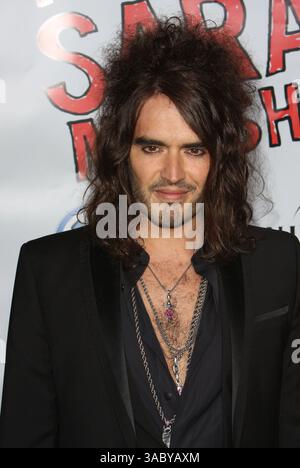 April 2008 - Hollywood, Kalifornien, USA - die MARKE RUSSELL bei der Weltpremiere von „Forgetting Sarah Marshall“ im Grauman's Chinese Theatre in Hollywood. (Kreditbild: © Glenn Weiner/ZUMA Press) Stockfoto