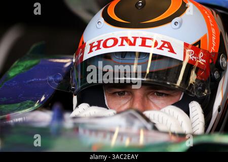 Christian Klien (AUT) Honda F1 Racing Testfahrer ersetzt Jenson Button (GBR) Honda Racing F1 Team...Formel 1 Weltmeisterschaft, Rd 9, britischer Grand Prix, Übungstag, Silverstone, England, Freitag, 6. Juli 2007. (Kreditbild: ©Sutton Motorsports/ZUMA Press) EINSCHRÄNKUNGEN: NUR Nord- und Südamerika RECHTE! Stockfoto