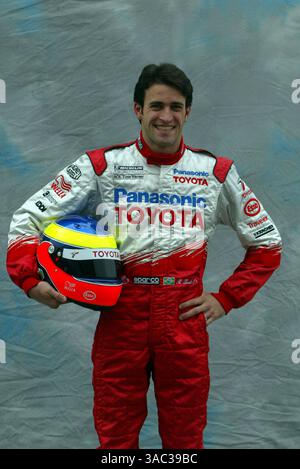 Ricardo Zonta (BRA) Toyota Testfahrer... Formel 1 Weltmeisterschaft, Rd6, großer Preis von Österreich, Renntag, A1-Ring, Österreich, 18. Mai 2003..DIGITALES BILD (Credit Image: ©Sutton Motorsports/ZUMA Press) Stockfoto