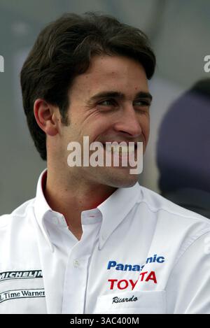 Ricardo Zonta (BRA) Toyota Testfahrer..Formel-1-Weltmeisterschaft, Rd13, großer Preis von Ungarn, Vorbereitungen, Hungaroring, Ungarn, 21. August 2003..DIGITALES BILD (Credit Image: ©Sutton Motorsports/ZUMA Press) Stockfoto