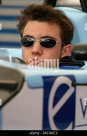 Rob Austin (GBR) Menü F3 Motorsport..British Formula 3 Testing, Donington Park, England, 3. April 2003..DIGITALES BILD (Credit Image: ©Sutton Motorsports/ZUMA Press) Stockfoto