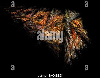 Fraktale Zusammenfassung Stockfoto