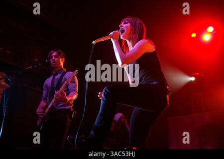 28. November 2007 – New York, New York, USA – Paramore tritt am 28. November 2007 live in Roseland in New York auf. (Kreditbild: © Aviv Small/ZUMA Press) Stockfoto