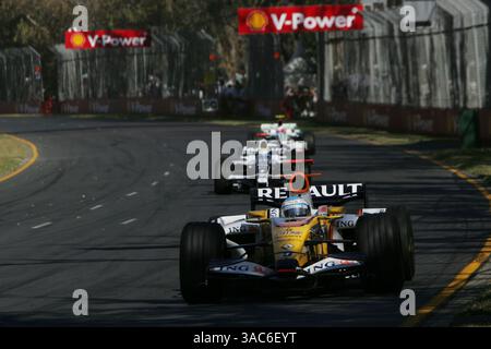 Fernando Alonso (ESP) Renault R28...Australian Grand Prix, Rd 1, Race, Albert Park, Melbourne, Australien, Sonntag, 16. März 2008. Stockfoto
