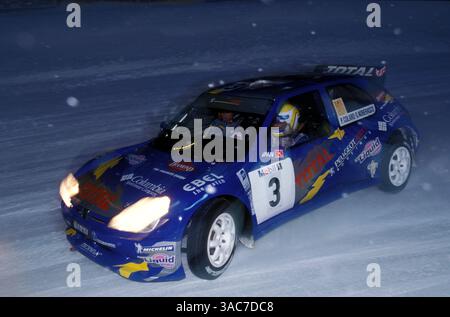 Piere Colard (FRA) Peugeot 306 belegte Platz 3. Trophee Andros, Eisrennen-Meisterschaft, 24 Stunden Chamonix, Mont-Blanc, Frankreich, 29-30. Januar 2000..BEST IMAGE (Credit Image: ©Sutton Motorsports/ZUMA Press) Stockfoto