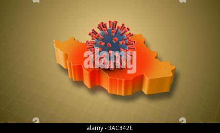 HMPV-Infektionsfälle im gesamten Iran Stockfoto