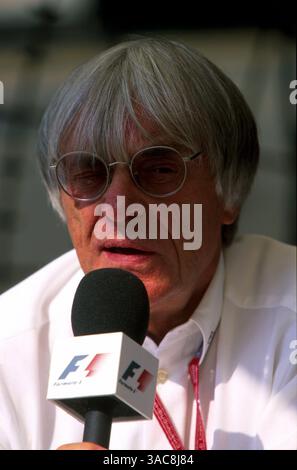 Bernie Ecclestone(GBR) F1 Supremo..Grand Prix von Italien, Monza, 16. September 2002..BEST IMAGE (Credit Image: ©Sutton Motorsports/ZUMA Press) Stockfoto