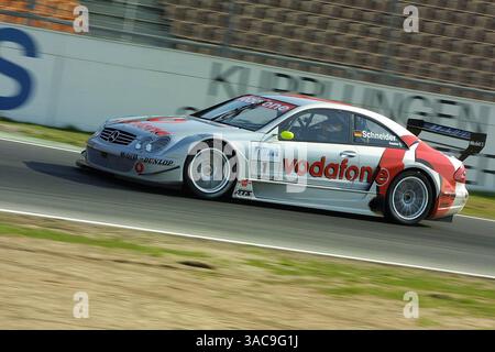 Amtierender Champion Bernd Schneider (GER) testet den neuen AMG Mercedes..DTM 2002, Vorsaisonprüfung, Hockenheim, 3. April 2002..DIGITALES BILD (Credit Image: ©Sutton Motorsports/ZUMA Press) Stockfoto