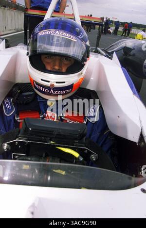 Richard Antinucci (USA) Manor Motorsport. Platz 3. Britische Formel-Drei-Meisterschaft. Snetterton, Norfolk, England. 31.08.2002 - 1.09.02.5,7 MB Digitalbild (Credit Image: ©Sutton Motorsports/ZUMA Press) Stockfoto