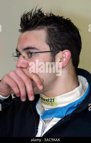 Rob Austin (GBR) Menü F3 Motorsport. British F3 Winter Series, Rockingham, England, 2. November 2002..DIGITALES BILD. (Kreditbild: ©Sutton Motorsports/ZUMA Press) Stockfoto