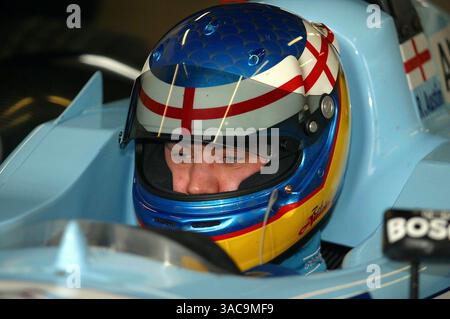 Rob Austin (GBR) Menü F3 Motorsport. British F3 Winter Series, Rockingham, England, 2. November 2002..DIGITALES BILD. (Kreditbild: ©Sutton Motorsports/ZUMA Press) Stockfoto