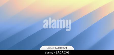 Abstrakter Hintergrund mit Linien. Konzept der Abdeckung mit dynamischer Wirkung. Moderner Bildschirm. Vektorgrafik für Design. Stock Vektor