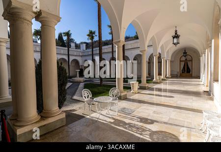 Krim. Der Grand Livadia Palace Stockfoto
