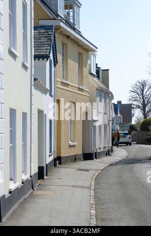 Topsham eine attraktive Stadt in Devon am Fluss exe Stockfoto