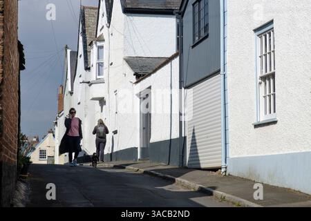 Topsham eine attraktive Stadt in Devon am Fluss exe Stockfoto