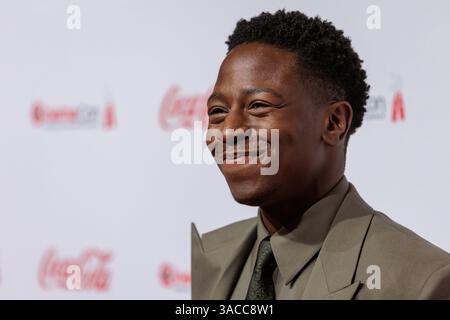 Las Vegas, USA. April 2025. David Jonsson nimmt an den CinemaCon Big Screen Achievement Awards während der CinemaCon am 3. April 2025 im Caesar's Palace in Las Vegas Teil. (Foto: Travis P Ball/SIPA USA) Credit: SIPA USA/Alamy Live News Stockfoto