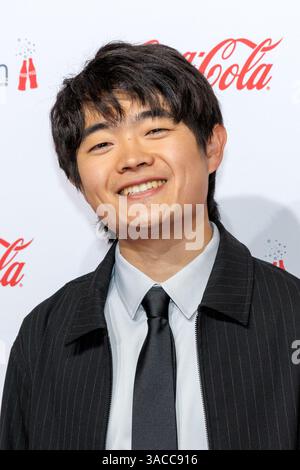 LAS VEGAS, Nevada - Ben Wang 2025 bei der CinemaCon Big Screen ...