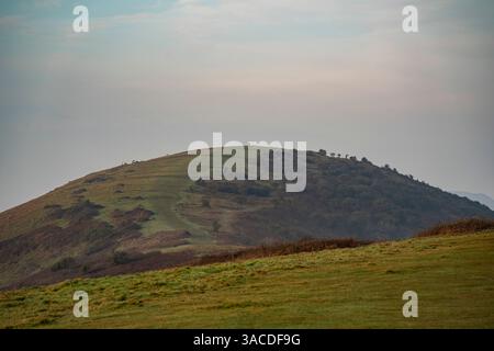 Allgemeiner Blick über Brean hinunter mit Blick auf den Bristol Channel und Break Down Fort. Stockfoto