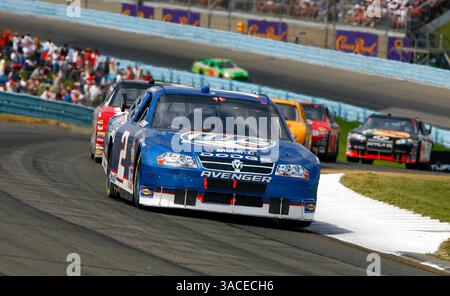 Kurt Busch fährt in den Centurion Boats am Glen durch die Eschen. (Kreditbild: © FOTOGRAF/Cal Sport Media) Stockfoto
