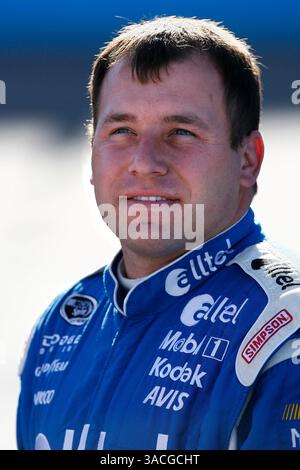April 2008 - Avondale, Arizona, USA - RYAN NEWMAN während der Qualifikation für den Subway Fresh Fit 500 bei PIR. Subway Fresh Fit 500 Phoenix International Raceway, Avondale, AZ. (Bild: © Russell LaBounty/Cal Sport Media/ZUMA Press) Stockfoto