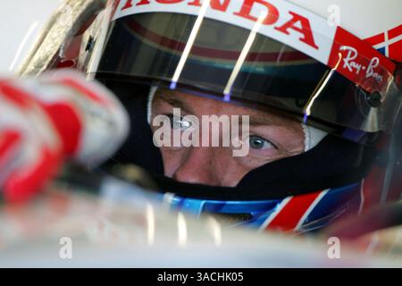 Jenson Button (GBR) Honda RA108 ..Formel-1-Tests, Tag zwei, Jerez, Spanien, 13. Februar 2008 Stockfoto