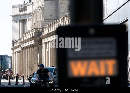 City of London, Großbritannien. April 2025. Bank of England. Trump-Zölle schaffen Unsicherheit auf den Märkten. Quelle: Matthew Chattle/Alamy Live News Stockfoto