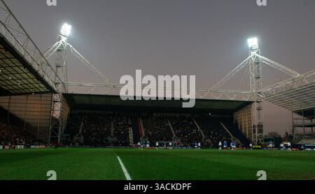 17. Februar 2008: Deepdale Heimstadion von Preston North End während des FA Cup, gesponsert von E. BEIM Spiel der Fünften Runde zwischen Preston North End und Portsmouth im Deepdale Stadium in Preston, England (Foto: © Cal Sport Media/ZUMA Press) Stockfoto