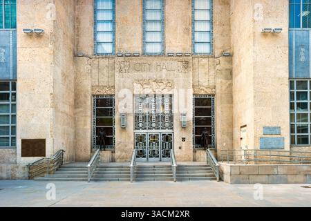 Houston City Hall im Stadtzentrum von Houston, Texas, USA Stockfoto