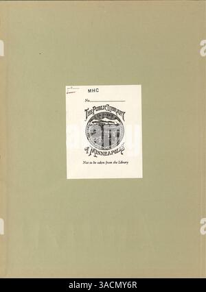 Im Jahrbuch „Antler“ der Minnehaha Academy 1968 werden Schüler, Lehrer, Leichtathletik, Vereine und wichtige Schulveranstaltungen aus dem Schuljahr 1967-1968 vorgestellt. Stockfoto